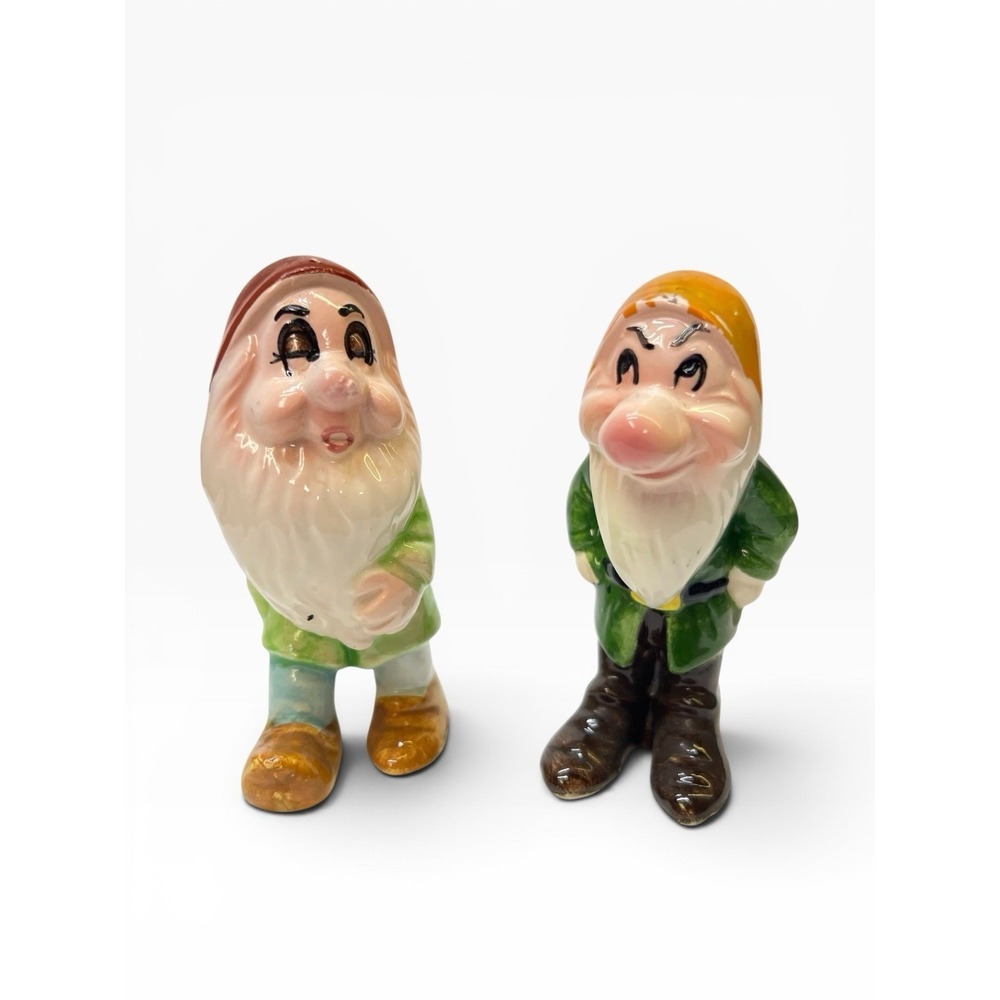 Vintage Walt Disney Productions Japan Seven Dwarfs‎ Figurines Set Disney